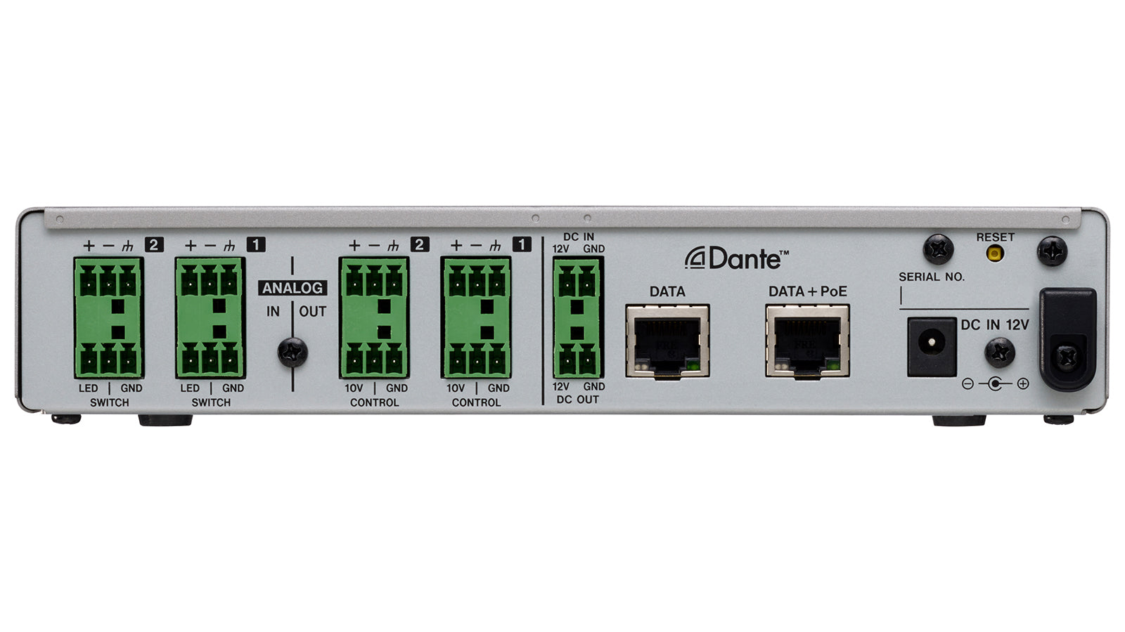 TASCAM MM-2D-E Professional 2-Channel Analog In/Out Dante Converter with Euroblock Connectivity, Bi-Directional Audio, and Compact Installation Design - Audiomaxx India