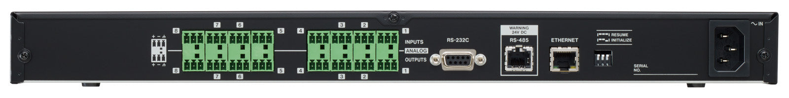 TASCAM MX-8A Professional 8-In / 8-Out Matrix Mixer with Integrated DSP, Network Control, and Euroblock Connectivity for Installation Audio Systems - Audiomaxx India