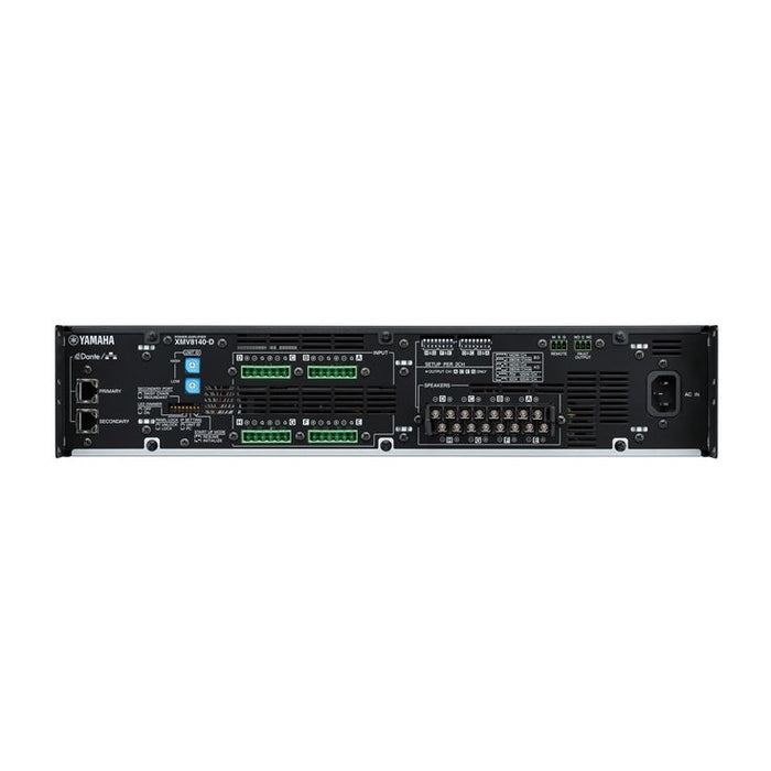 Yamaha XMV8140D 8x140W Power Amplifier Dante Models For Larger Venues Where Long Distance Cabling Is Required