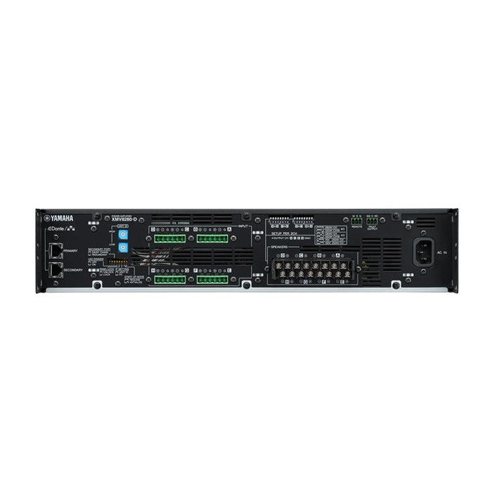 Yamaha XMV8280D 8-channel 280W Power Amplifier Dante Models For Larger Venues Where Long Distance Cabling Is Required  - Each
