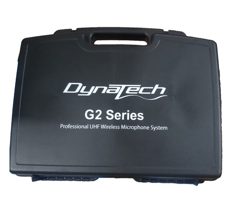 Dynatech G2R / G2LL Dual Wireless Laple / Collar Microphone System With Flight Case