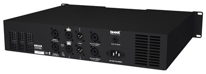 Quest QM1000P Professional 3-Channel 2×350W + 1×940W Complete Sub/Satellite Power Amplifier System with Adjustable Crossover & Limiter - Audiomaxx India