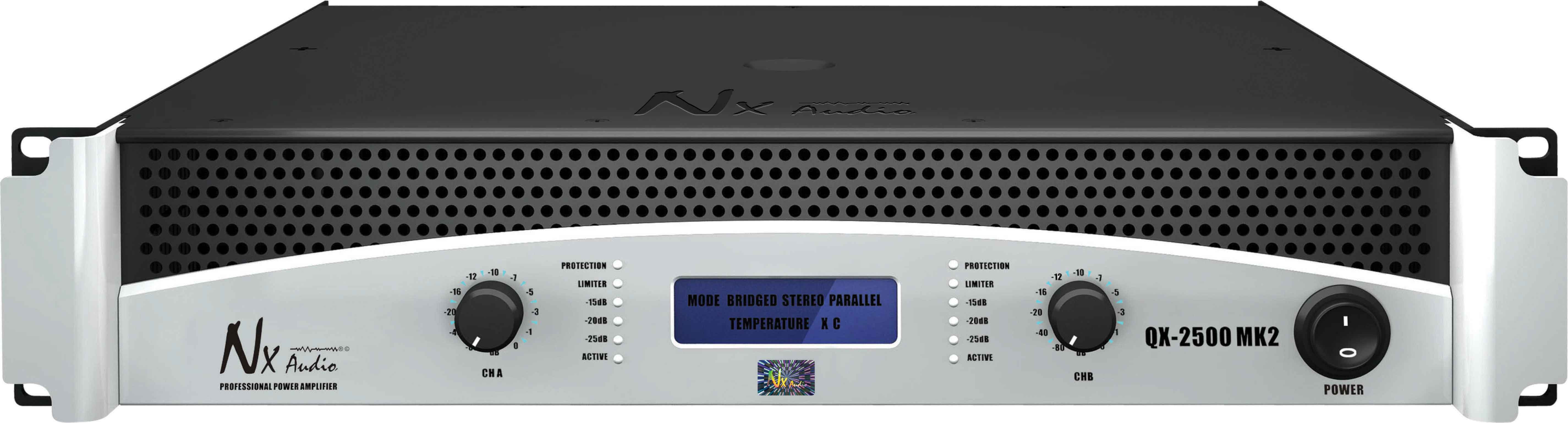 NX Audio QX2500 MK2  800W  Power Amplifier - Each