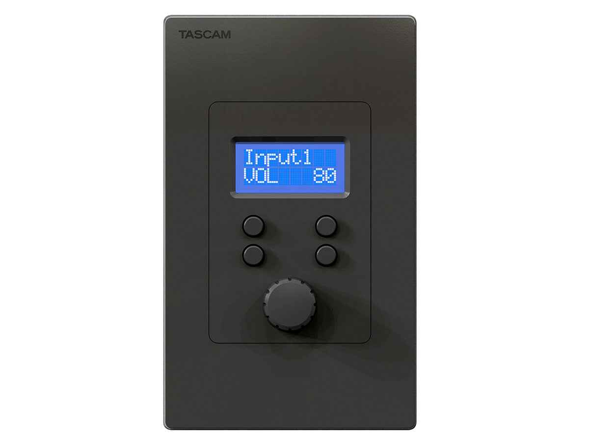 TASCAM RC-W100-R86 Professional Wall-Mounted Remote Controller for Zone and Playback Control - Audiomaxx India