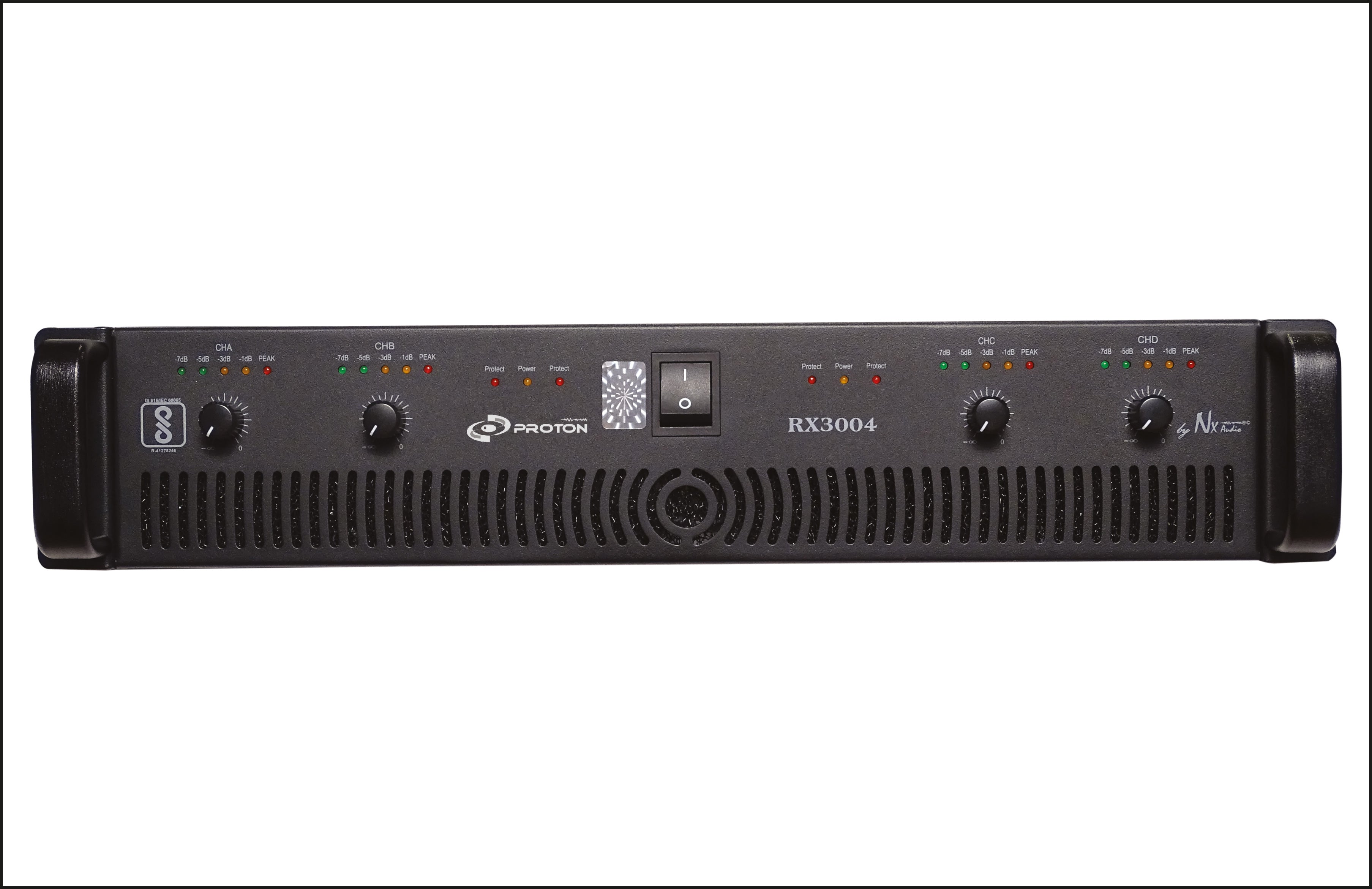 NX Audio RX3004 500W 4-Channel Class H Power Amplifier - Each