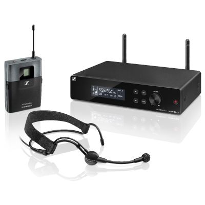 Sennheiser XSW2-ME3-B Wireless Headset Microphone System - Set