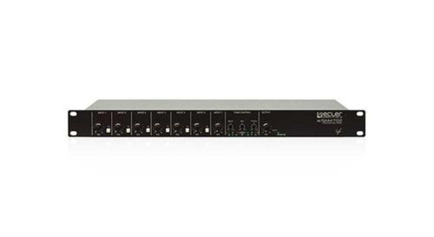 Ecler eSAM702 7x2  1U Rack Analogue Mixer Installation Preamps And Mixers