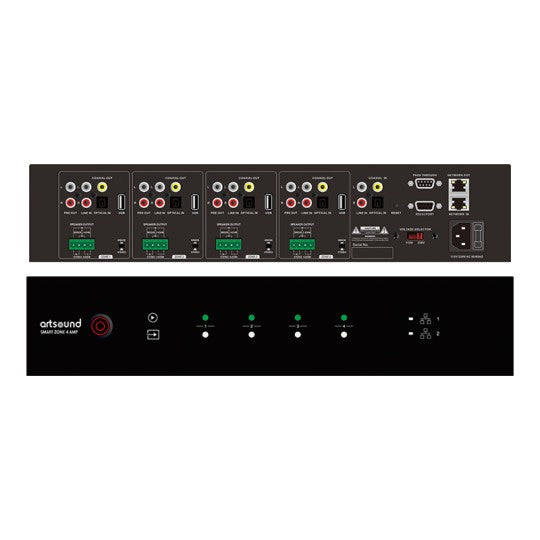 Artsound SMART ZONE 4 AMP 4 Zone Multiroom Streaming Amplifier - Each