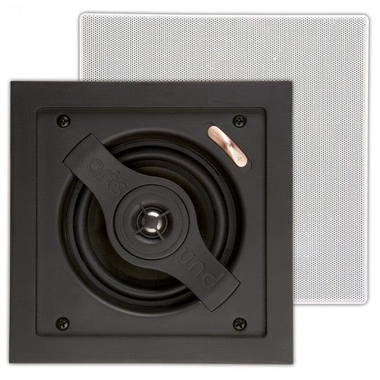 Artsound SQ2040 100W  Intiimi, 2-Way Square Inwall Loudspeakers - Pair