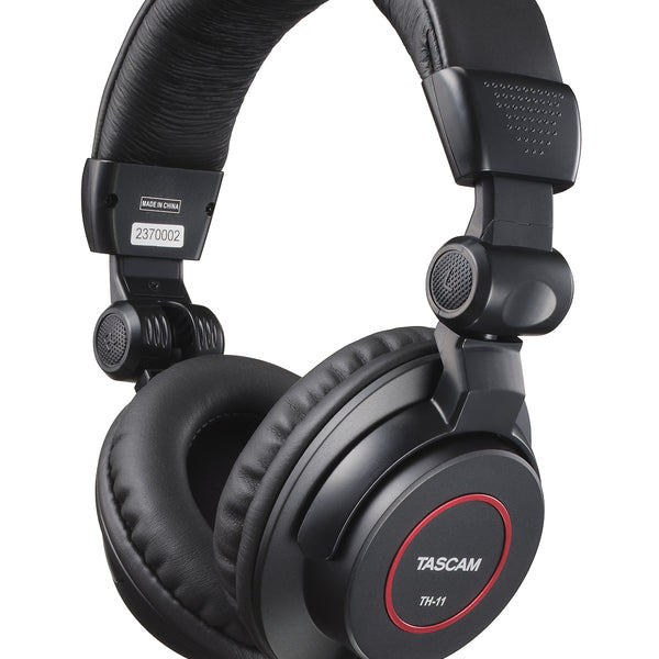 TASCAM TH-11 Professional Closed-Back Monitoring Headphones with Wide