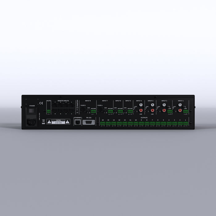 Ecler HUB1616 16x16 Digital Zoner  DSP Plug&play  Digital Matrixes Zone Manager with 16 Inputs and 16 Outputs
