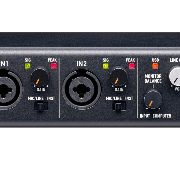 TASCAM US-2x2HR High-Resolution 2-In/2-Out USB Audio Interface