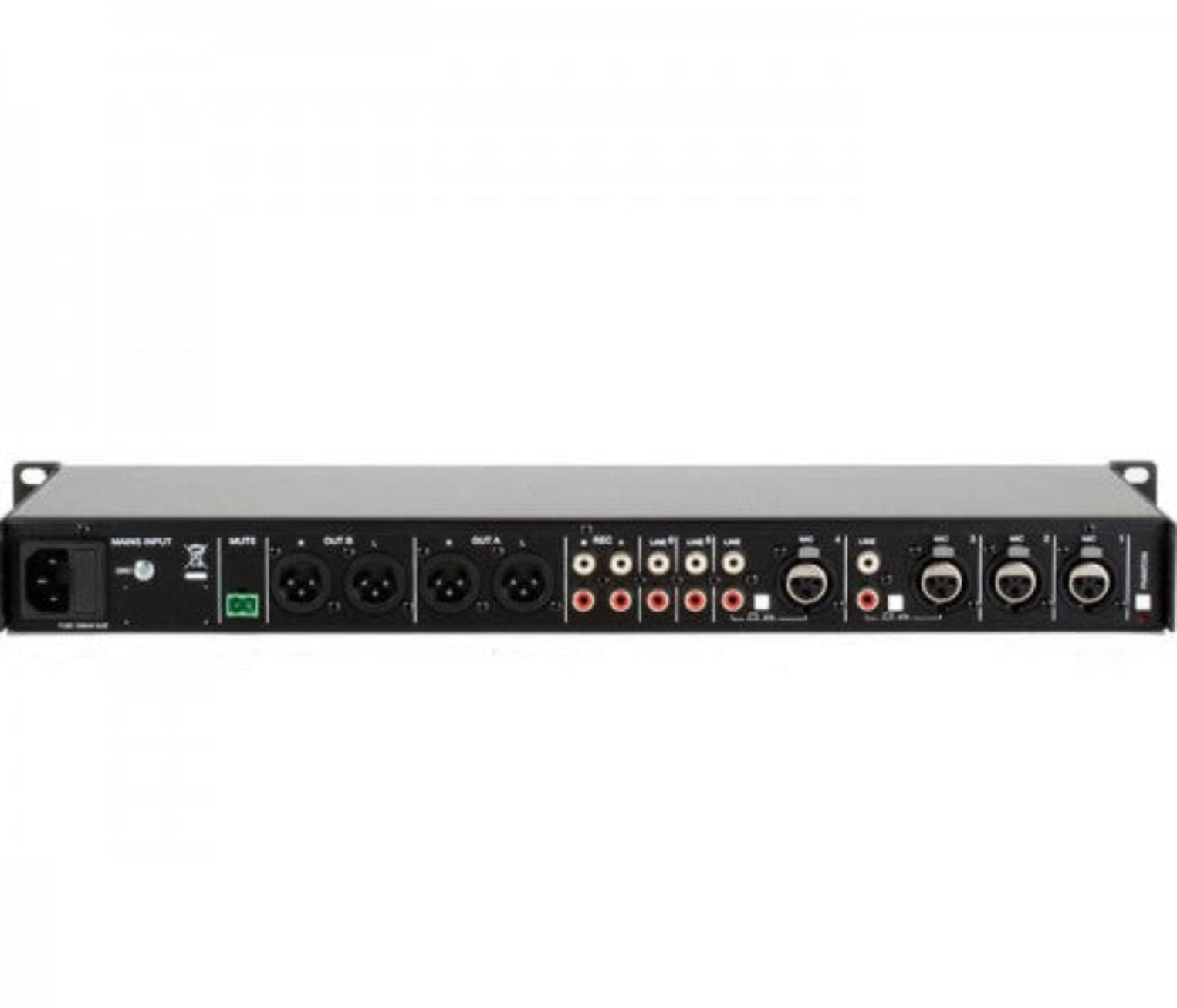 Ecler SAM612T 6x2 1U Rack 3-Band EQ Analogue Mixer Installation Preamps And Mixers