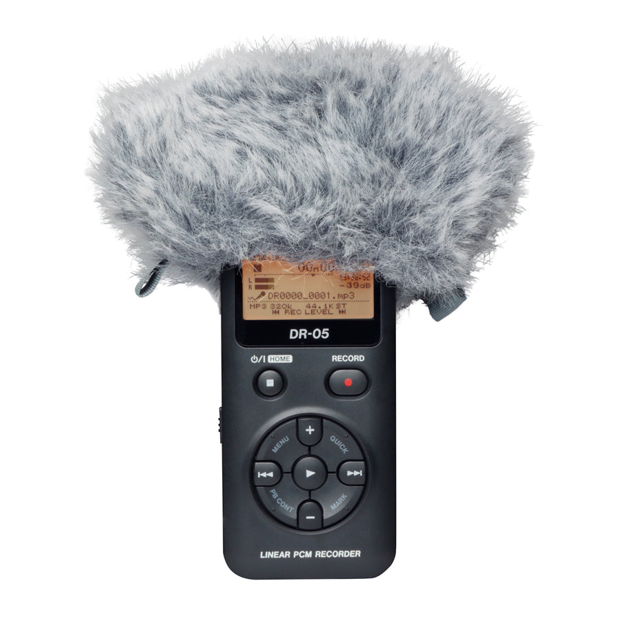 TASCAM WS-11 Professional Windscreen / Windjammer for Portable Recorders with Artificial Fur Wind Protection