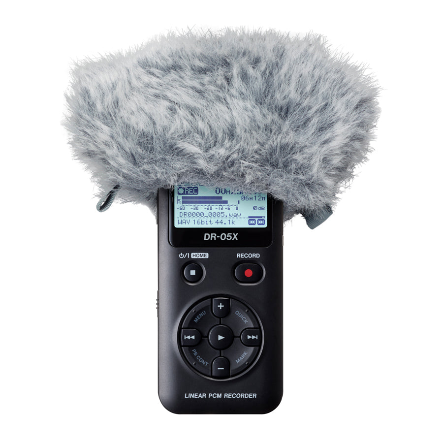 TASCAM WS-11 Professional Windscreen / Windjammer for Portable Recorders with Artificial Fur Wind Protection - Audiomaxx India