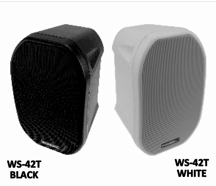 PowerX WS-42T 4" 25W 2-Way Speakers - Set of 4