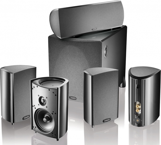 Definitive Technology ProCinema800 Clear, High Definition Performance from Exclusive BDSS™ Drivers 300 W Powered Subwoofer  - Set