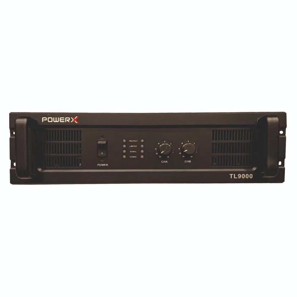 PowerX TL 9000  High-Powered Professional Amplifier 2 x 1400W@8ohm / 2 x 2400W@4ohm