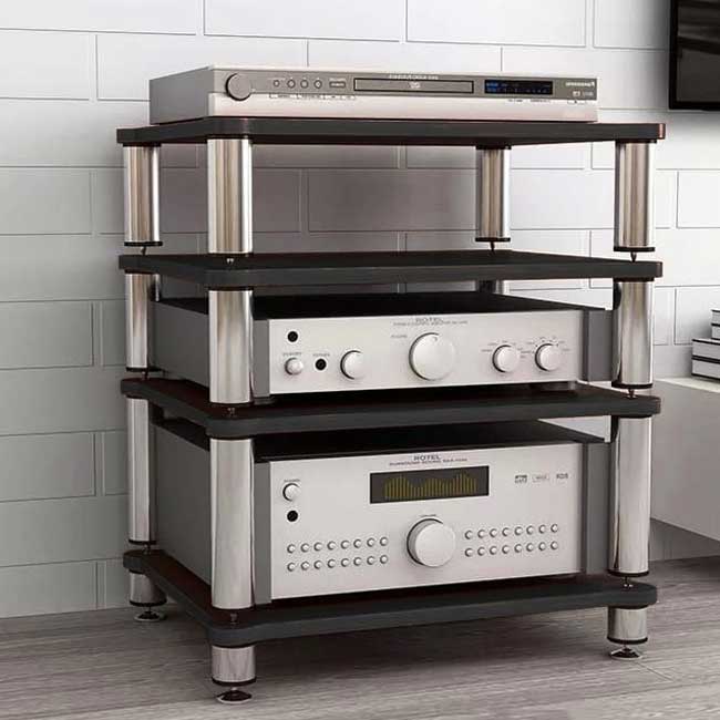 Zeta Hi-Fi Audio Rack Premium Audio Rack with High-End Features ,Weigh