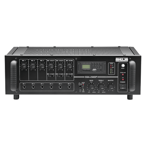 Ahuja SSA 250DP - 250w High Wattage Mixer Amplifier With Built-In Digital Player.