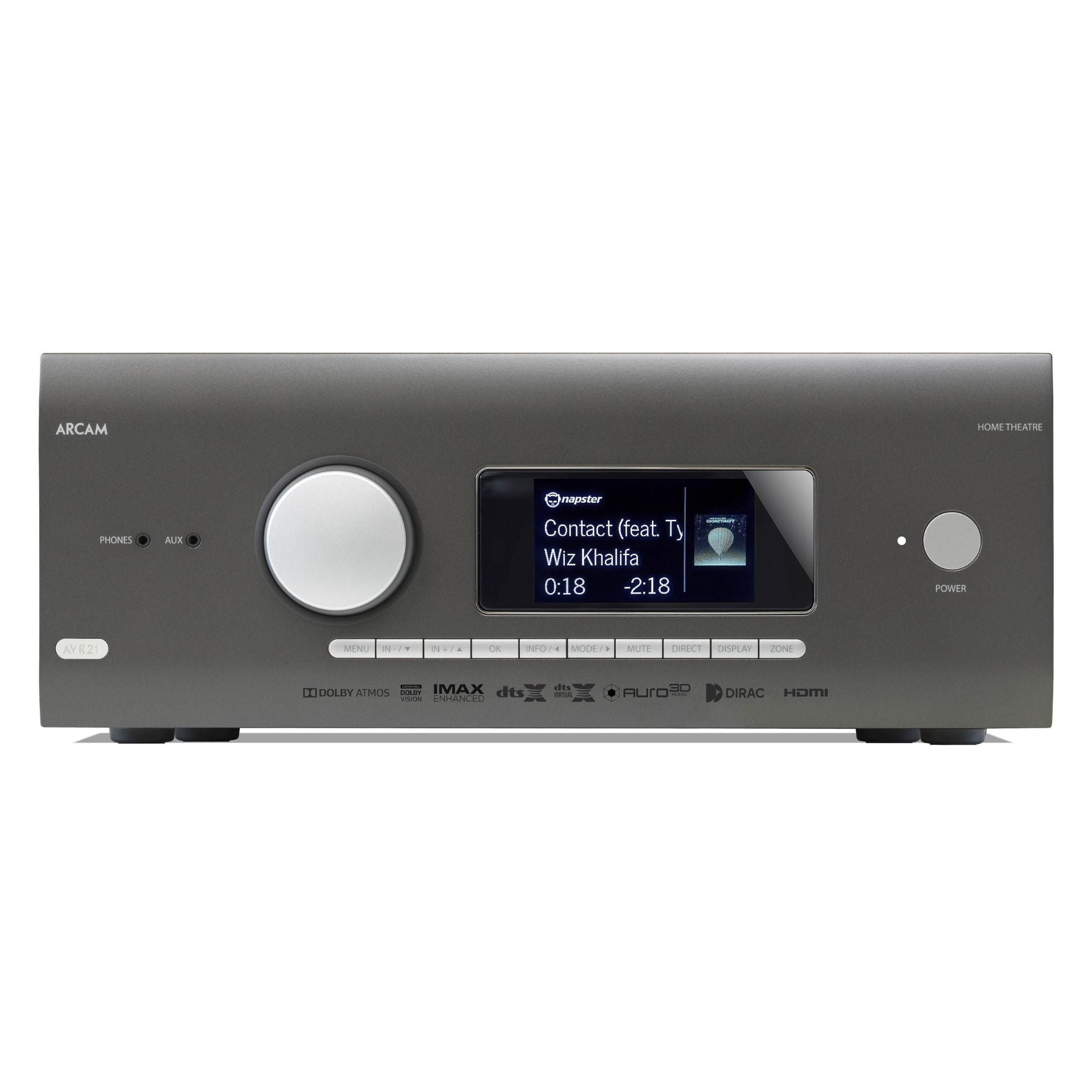 Arcam AVR21- HDMI 2.1 High Power Class AB 7.2 Channel AV Receiver