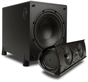 Definitive Technology ProCinema 1000  Satellite / OnWall Speakers With 10 Inch ProSub 1000 Powered  Subwoofer - Dolby 5.1  Speaker Package # SP013 - Audiomaxx India