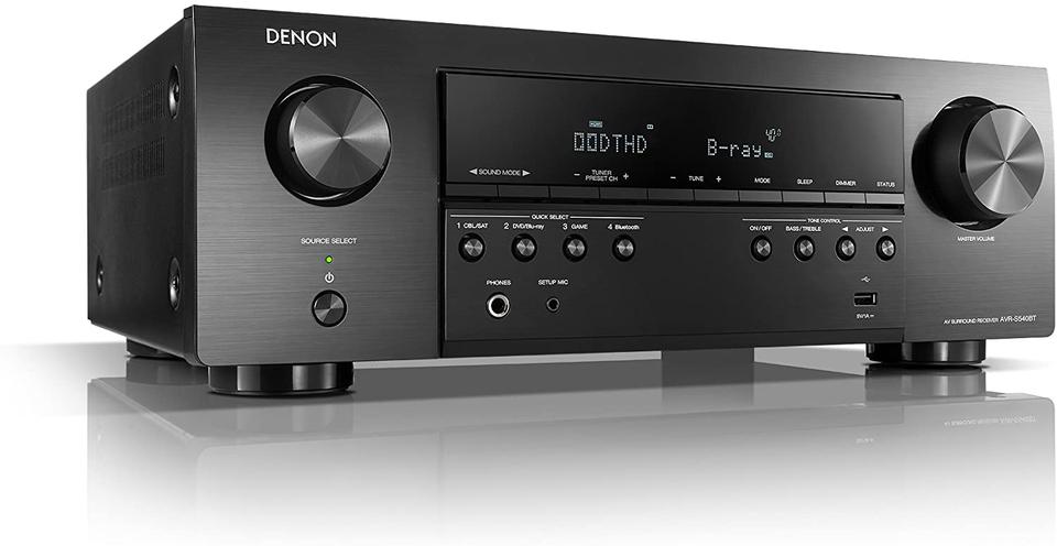 Denon AVR x550BT With JBL A120 + Control One + A125C Speaker Set + A120P 12" Subwoofer - Dolby 5.1 Home Theater Package # AM501059 - Best Home Theatre Systems - Audiomaxx India