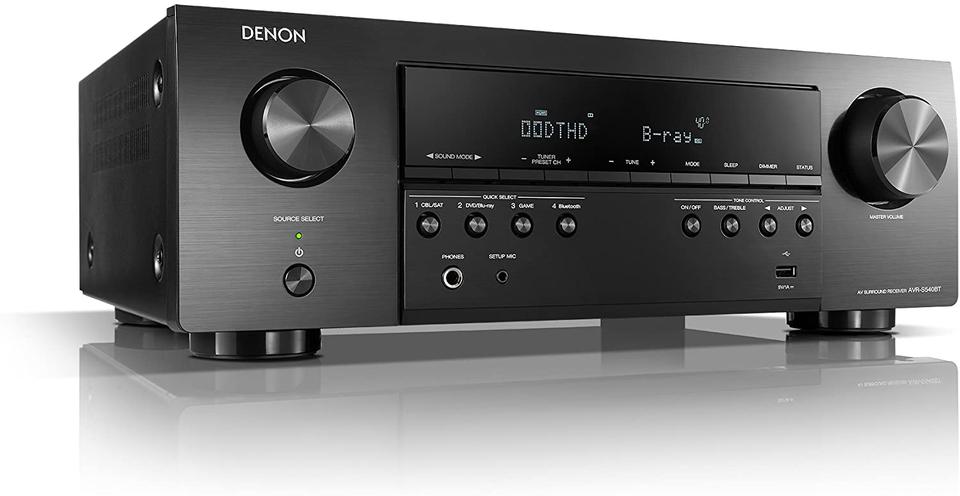 Denon AVR x550BT With JBL A130 + A120 + A125C Speaker Set + A120P 12" Subwoofer - Dolby 5.1 Home Theater Package # AM501055 - Best Home Theatre Systems - Audiomaxx India