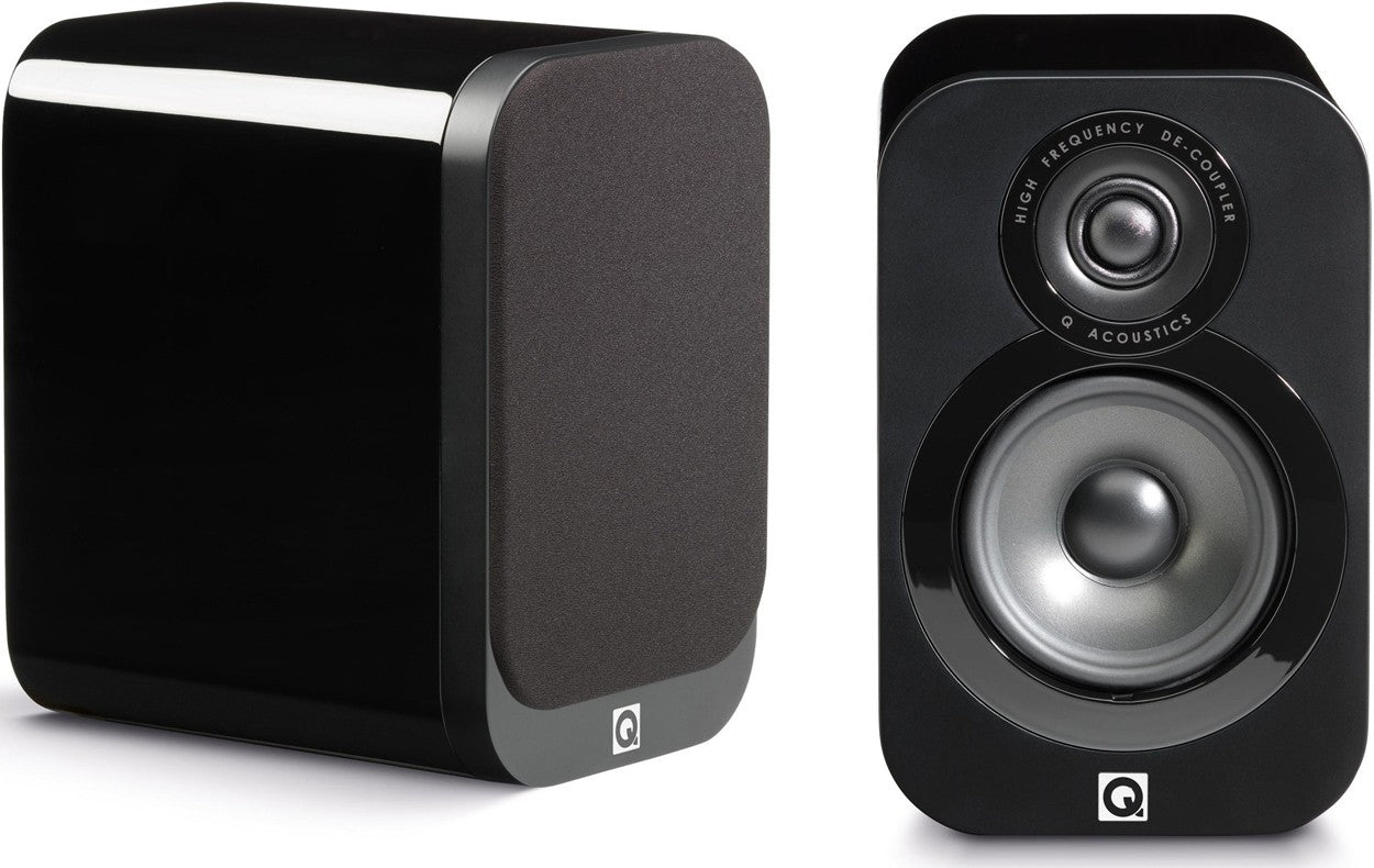 Q Acoustics Q3010i x 4 Compact Bookshelf Speakers + 3090 Center + 3060 Subwoofer - Dolby 5.1 Surround Sound Speaker Package # SP031 - Best Home Theatre Systems - Audiomaxx India
