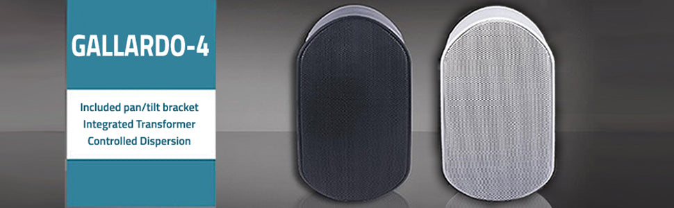 PAudio Gallardo-4 Full Range 3-way Passive Bass Reflex Speakers - Pair