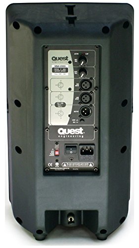 Quest QSA200I Compact Powered Loudspeaker System (Black)