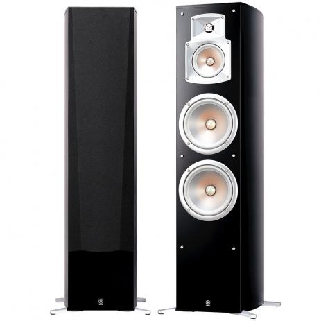 Yamaha NS-777 Tower Speaker Pair - Black - Best Home Theatre Systems - Audiomaxx India