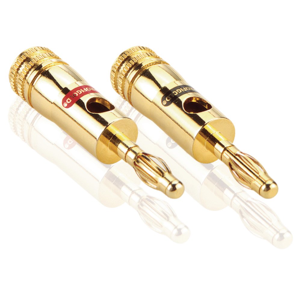 Profigold PROD-700 PG SKY 4 Pcs Gold Plated High Quality Banana Plugs