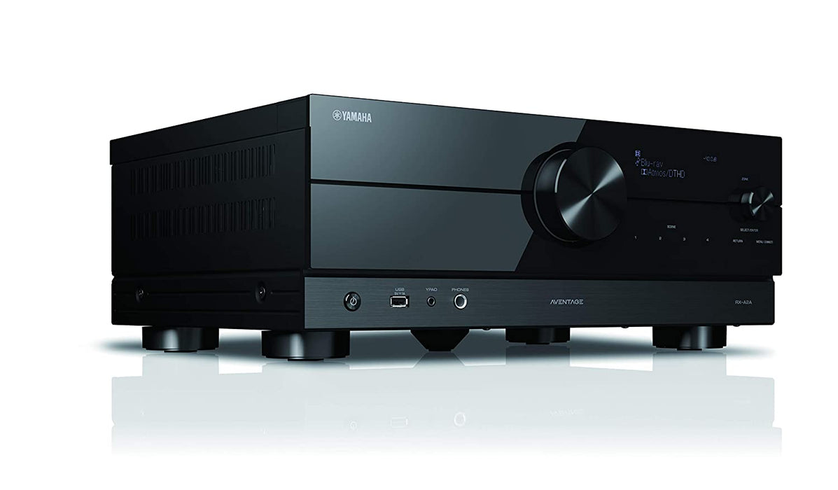 Yamaha RXA2A AVENTAGE 7.2-Ch Home Theater Receiver With Dolby Atmos®, Wi-Fi®, Bluetooth®, Apple AirPlay® 2, and Amazon Alexa Compatibility