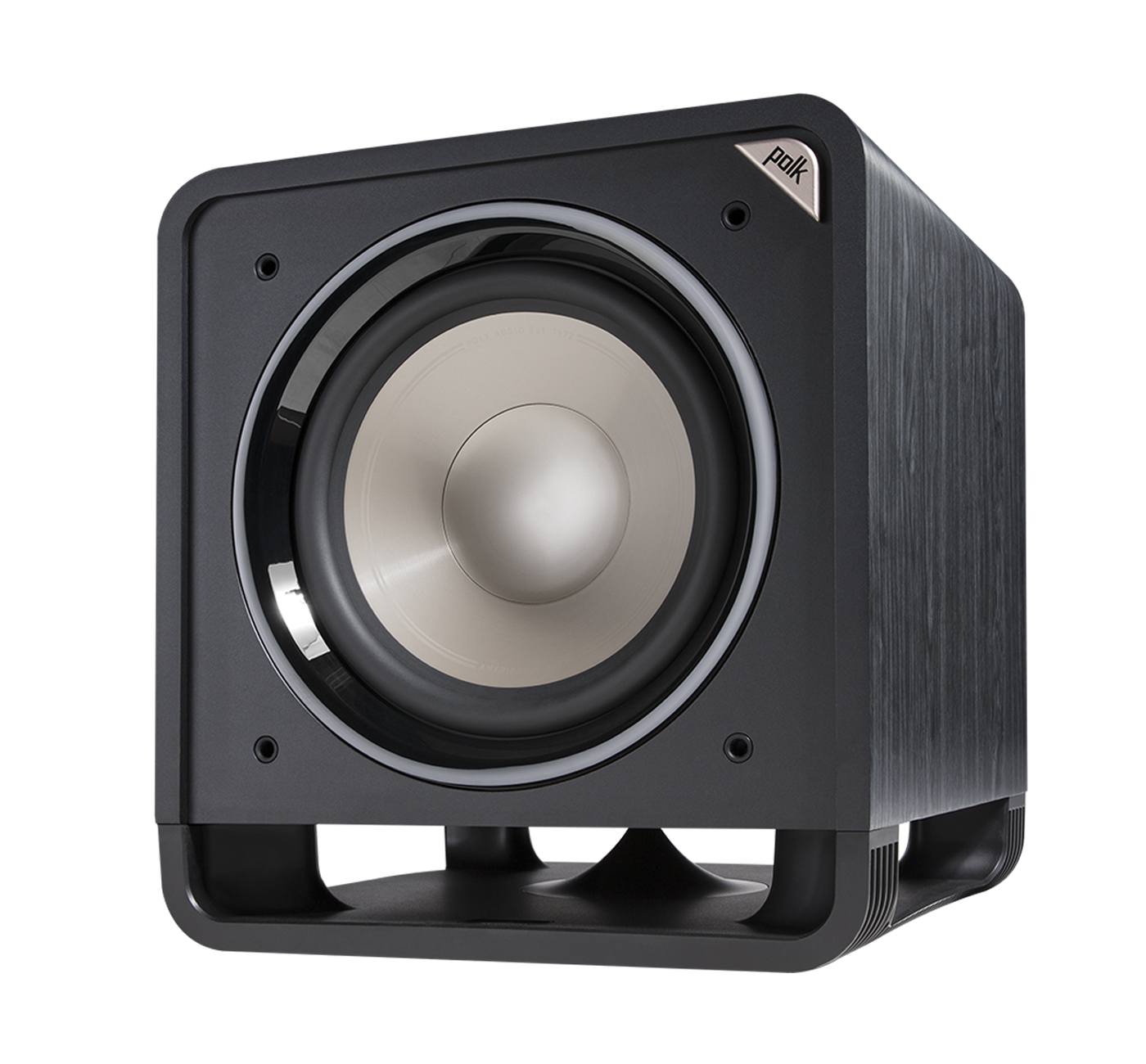 Polk Audio HTS 12 Powered Subwoofer 12 Inch - 400w Class 'D' - Down Firing Ported Design - Black - Audiomaxx India