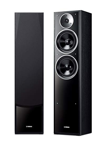 Yamaha NS-F71 Tower Speakers Pair - Black - Best Home Theatre Systems - Audiomaxx India