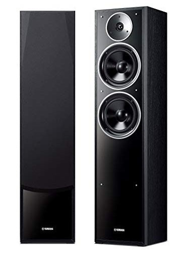 Yamaha NS-F71 Tower Speakers Pair - Black - Best Home Theatre Systems - Audiomaxx India