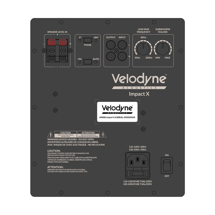 Velodyne Acoustics Impact X12 - 12" Powered Subwoofer