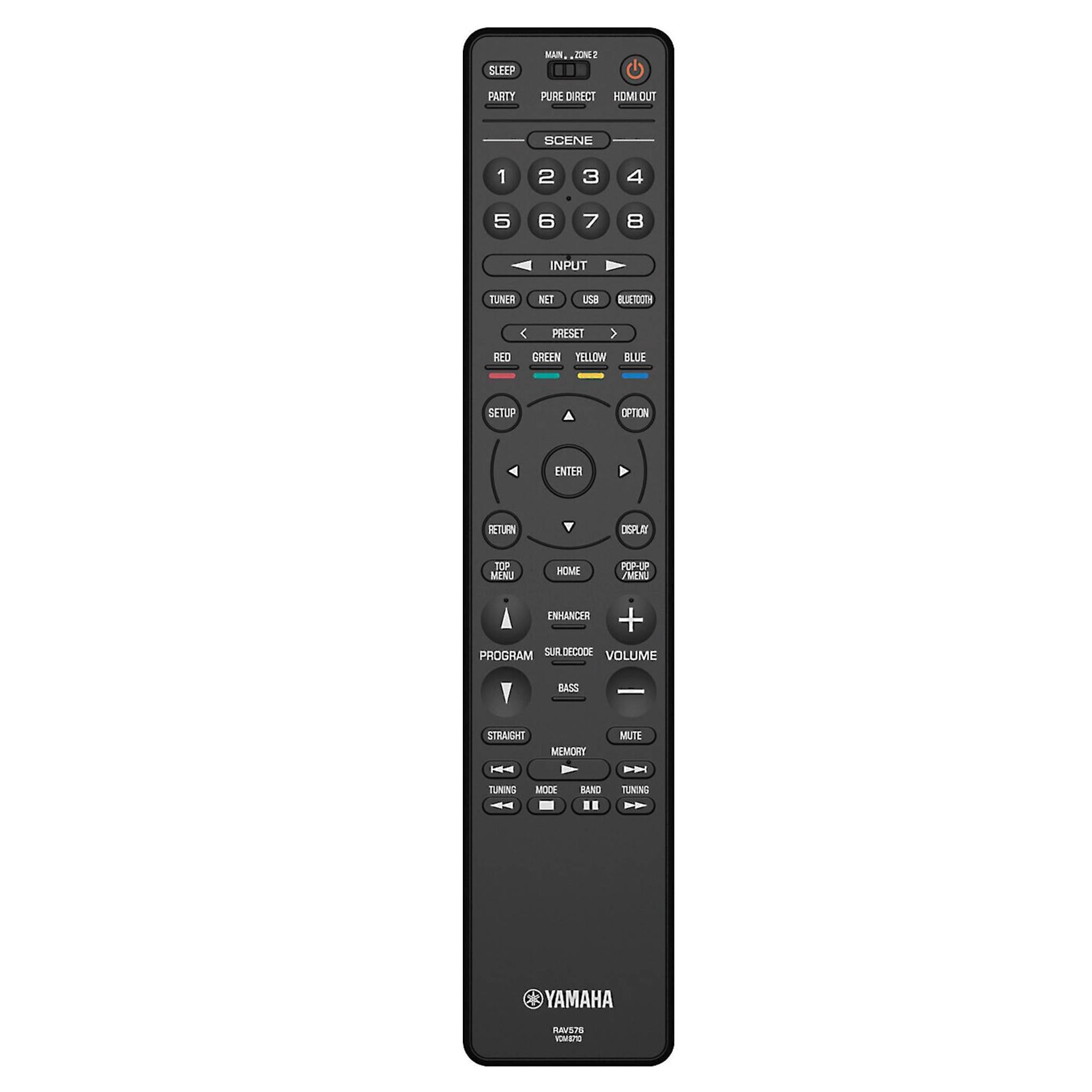 Yamaha RXA2A AVENTAGE 7.2-Ch Home Theater Receiver With Dolby Atmos®, Wi-Fi®, Bluetooth®, Apple AirPlay® 2, and Amazon Alexa Compatibility