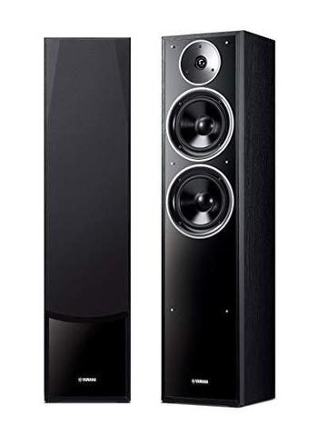 Yamaha RS202 Stereo Amplifier Bluetooth Receiver + NSF71 Tower Speakers - 2.0 Stereo Music System # AM200027 - Best Home Theatre Systems - Audiomaxx India