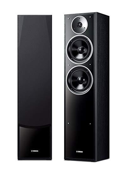 Yamaha RXV585 Audio-Video Receiver With Tower Speaker Set - Dolby 5.1 Home Theater Package # AM501024 - Best Home Theatre Systems - Audiomaxx India