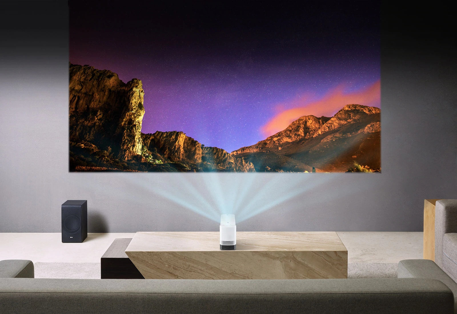 LG-HF85L CineBeam Ultra Short Throw Laser 1500 Lumens Smart Home Theater Projector