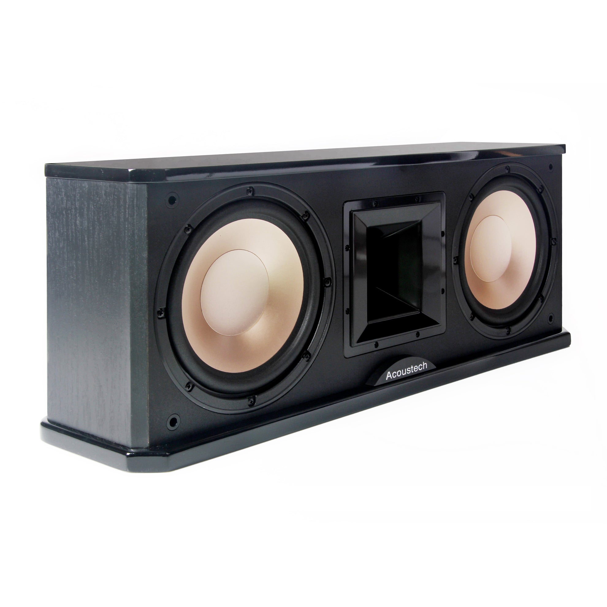 BIC America -Acoustech PL-28II – 225W 3-Way Slim 8″ Center Channel Speaker with Horn Tweeter & Wall Mount