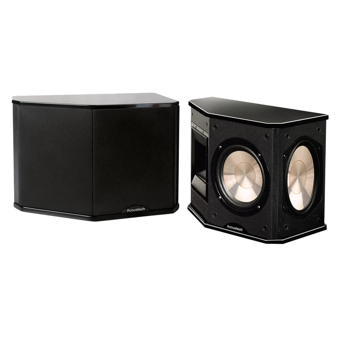 BIC America - Acoustech PL-66 – 175W 2-Way 6 ½” Bookshelf Surround Speakers with Horn Tweeters & Wall Mounts