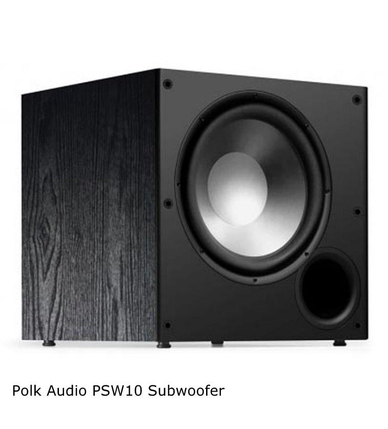 Yamaha RXV585 Audio-Video Receiver With Polk Audio T50 Fusion Speaker Set - Dolby Atmos 7.1 Home Theater Package # AM701006 - Best Home Theatre Systems - Audiomaxx India