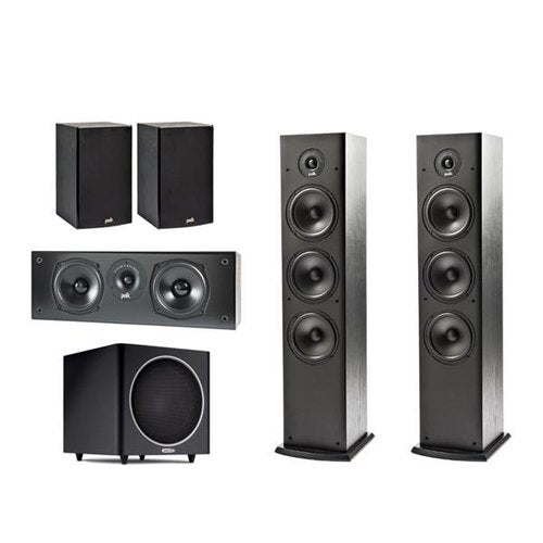 Yamaha HTR-3072 Audio-Video Receiver With Polk Audio T50 Fusion Speaker Set - Dolby 5.1 Home Theater Package # AM501019 - Best Home Theatre Systems - Audiomaxx India