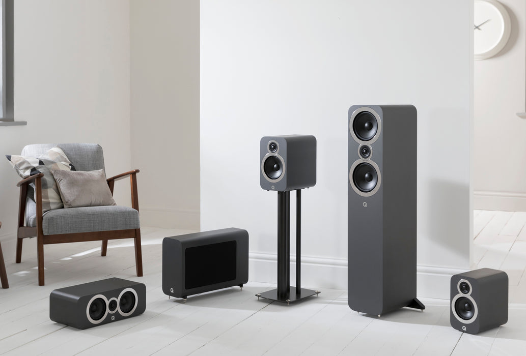 Q Acoustics Q3050i Tower Speakers Set With 3060 Subwoofer - Dolby 5.1 Surround Sound Speaker Package # SP006 - Best Home Theatre Systems - Audiomaxx India
