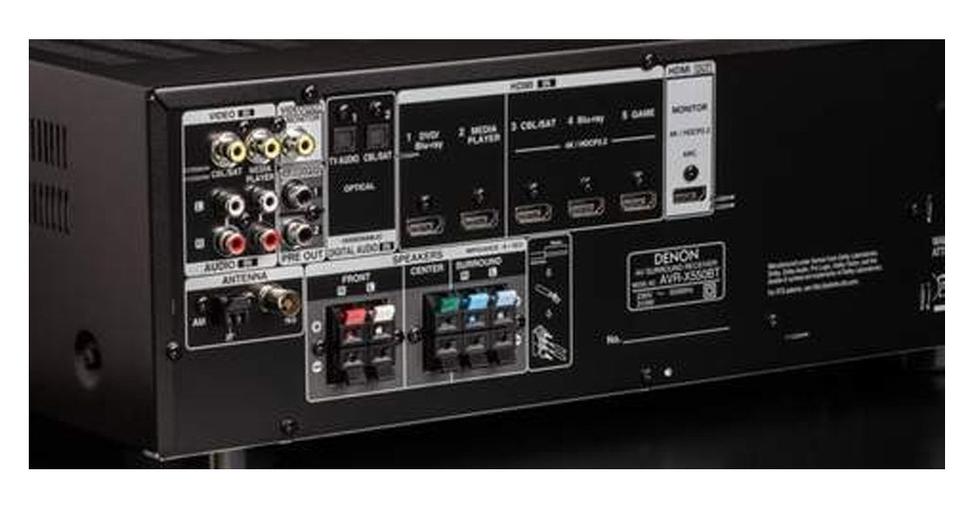 Denon AVR x550BT With JBL A130 / A120/A135C Speaker Set + A120P 12" Subwoofer - Dolby 5.1 Home Theater Package # AM501058 - Best Home Theatre Systems - Audiomaxx India