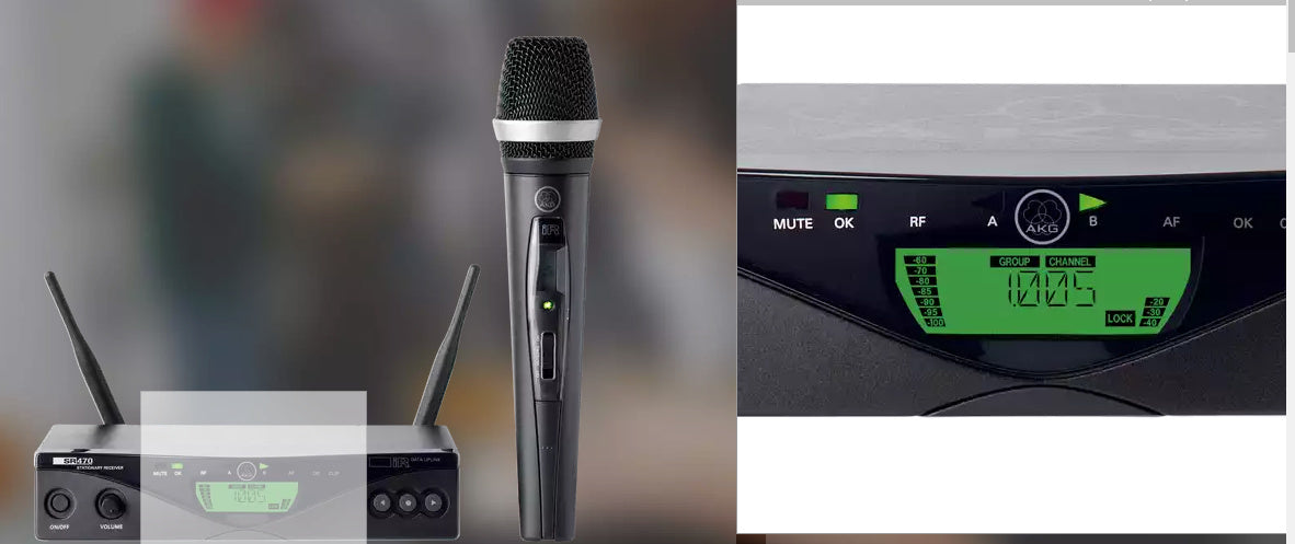 AKG WMS470 Vocal Set D5 Professional Wireless Microphone System