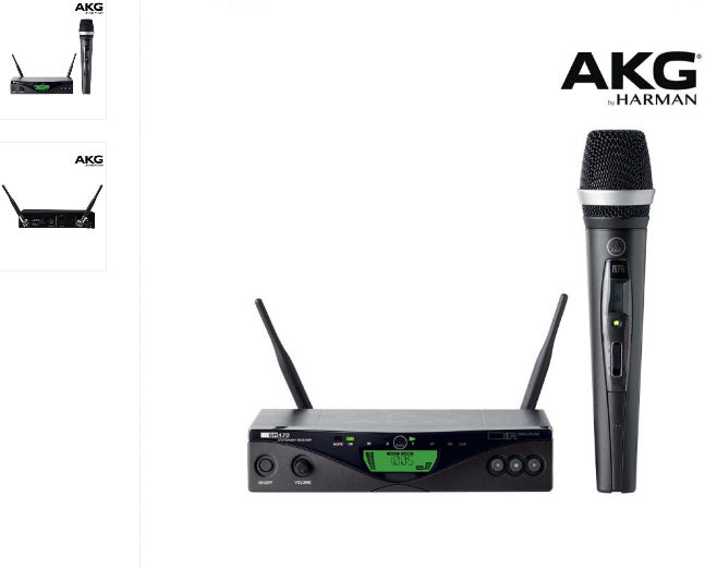 AKG WMS470 Vocal Set D5 Professional Wireless Microphone System
